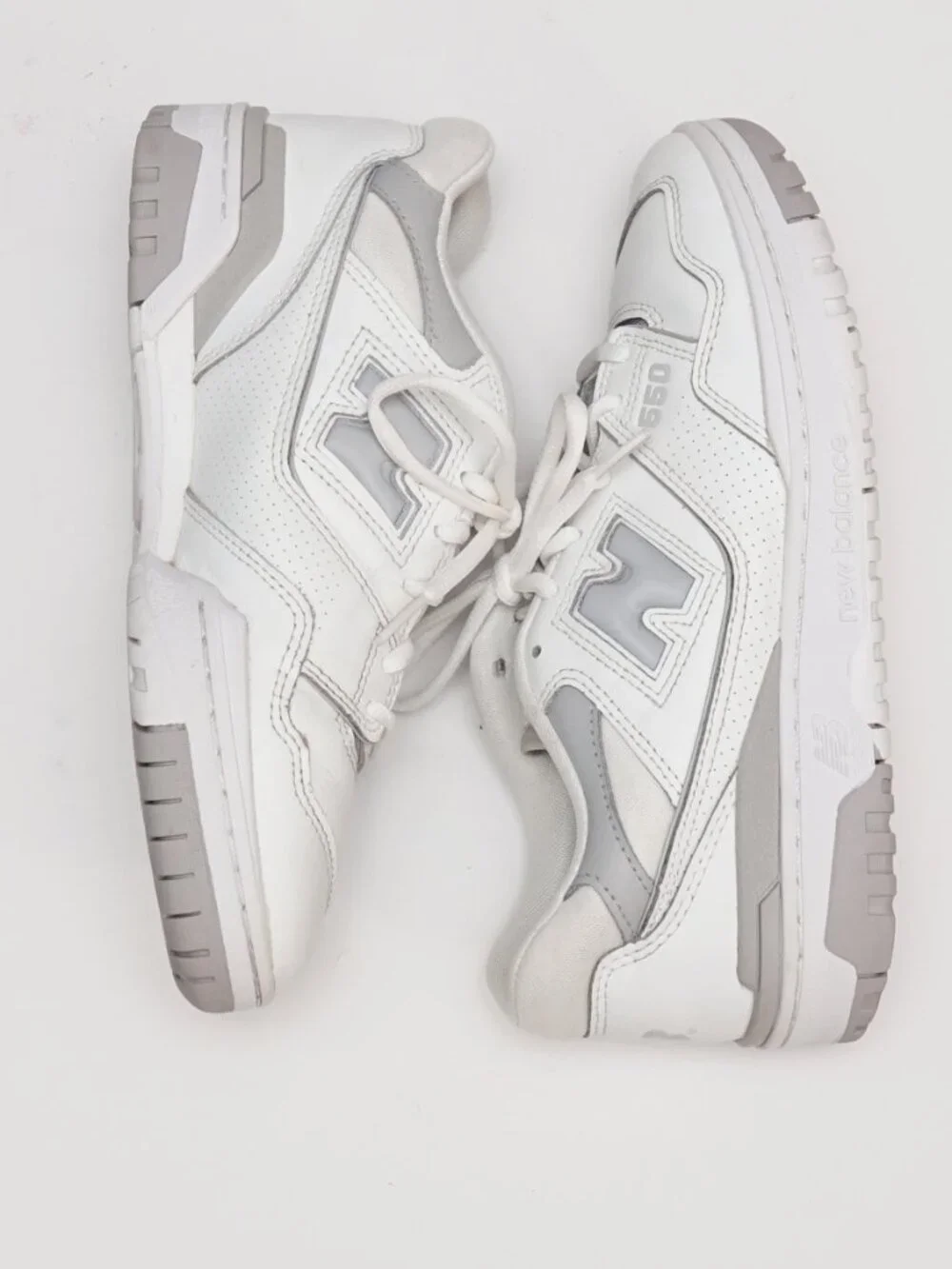 New Balance 550 Shoes 'White Grey' BB550PB1 Men's & GS Size 7.5